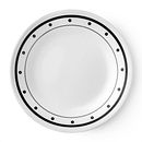 Livingware Beads 6.75" Plate, Black & White