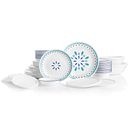 Santorini Sky 78-piece Dinnerware Set, Service for 12