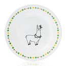 Falalala Llama Olive 6.75" Appetizer Plate