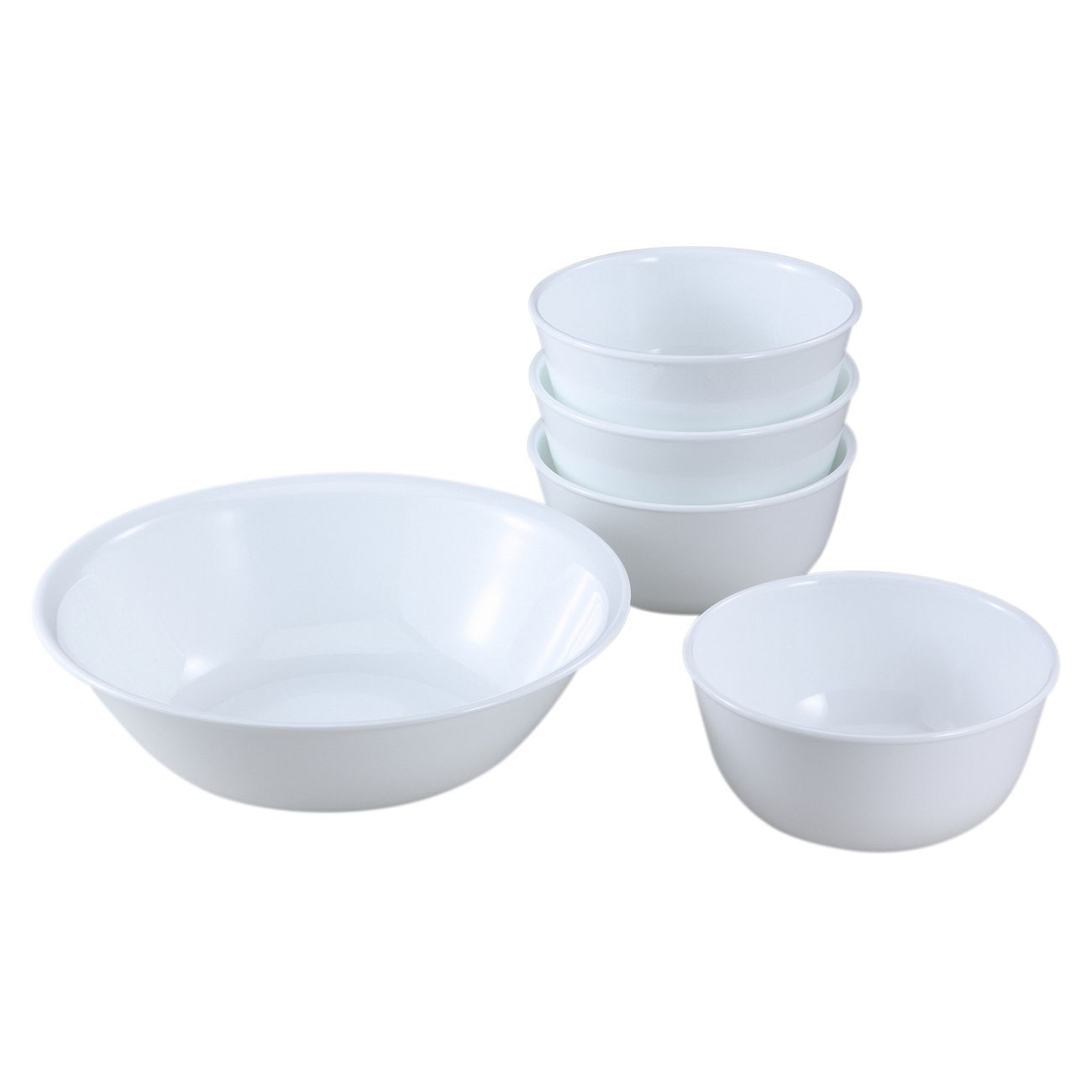 Corelle® Winter Frost White 5-piece Snack Set