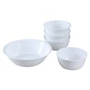Winter Frost White 5-piece Snack Set
