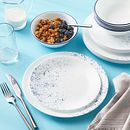 Indigo Speckle 18-piece Dinnerware Set, Service for 6
