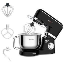Instant® 6.3-quart Black Stand Mixer with accessories