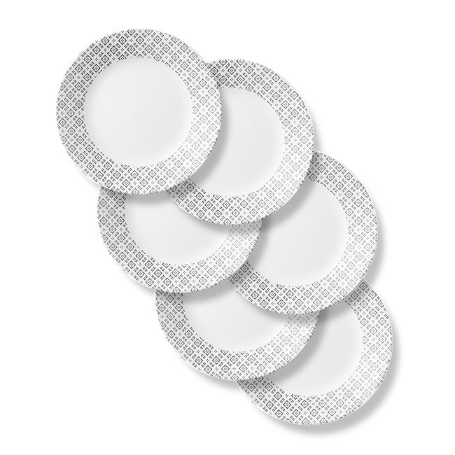 Farmstead Gray 11" Dinner Plates, 6-pack