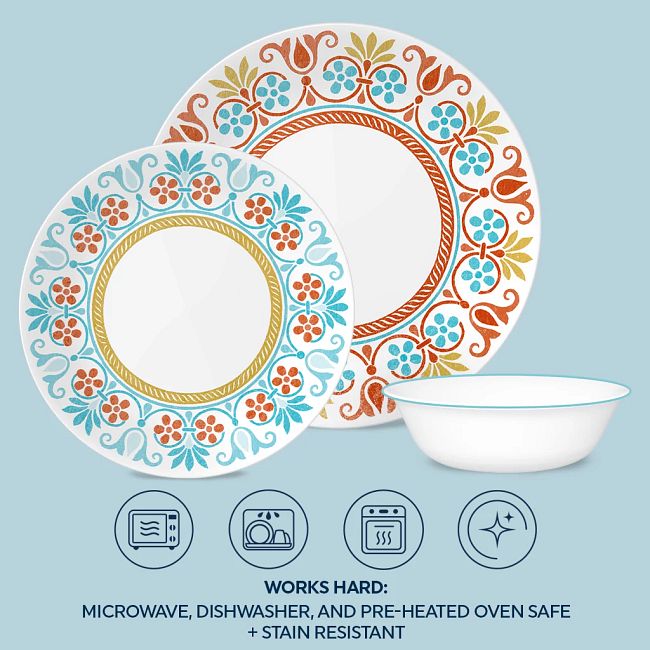 Global Collection Terracotta Dreams 12-piece Dinnerware Set, Service for 4
