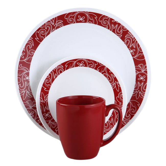 Bandhani 16-piece Dinnerware Set, Service for 4