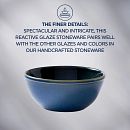 Stoneware Navy 21-ounce Cereal Bowls, 4-pack