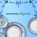 Portofino 18-piece Dinnerware Set, Service for 6