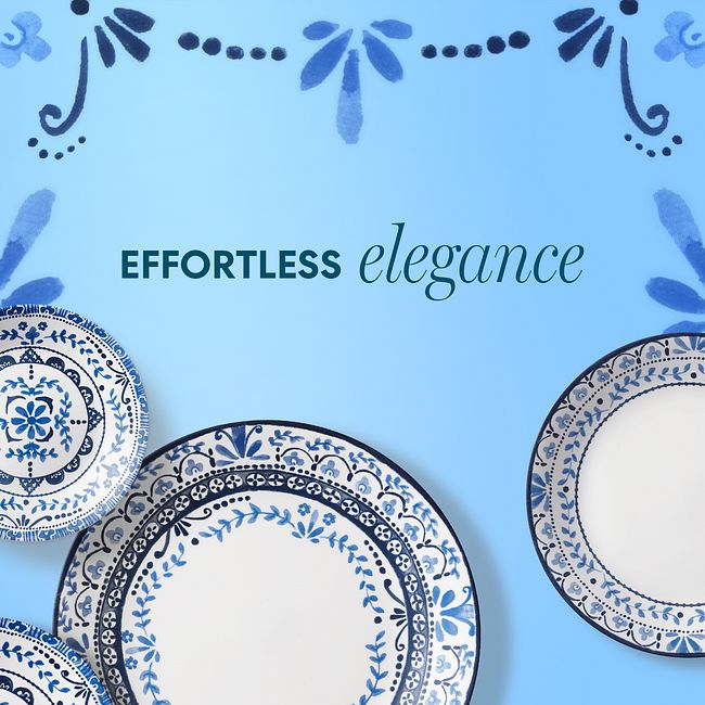 Portofino 18-piece Dinnerware Set, Service for 6