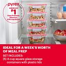 Freshlock™ 10-piece Meal Prep Glass Storage Set