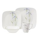 Shadow Iris 16-piece Dinnerware Set, Service for 4