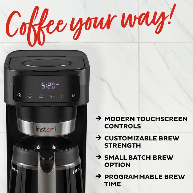 Instant Brands Instant Solo Single Serve Coffee Charcoal Programmable  Single-Serve Coffee Maker in the Single-Serve Coffee Makers department at