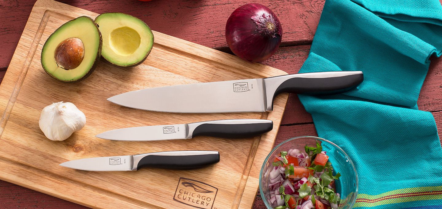 Chicago Cutlery Avondale Steel knife block set