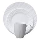 Boutique Swept Embossed 16-pc Dinnerware Set