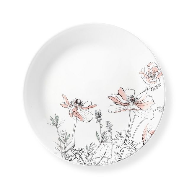 Poppy Print 16-piece Dinnerware Set, Service for 4