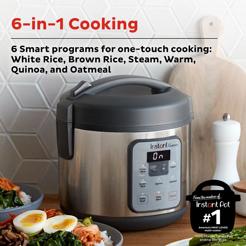 Instant™ Zest™ 8-cup Rice and Grain Cooker | Instant Home