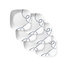 Lia 9" Square Salad Plates, 6-pack