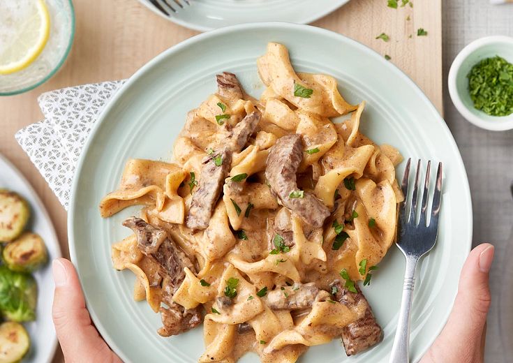 Easy Beef Stroganoff