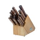 Walnut Tradition 14-piece Block Set