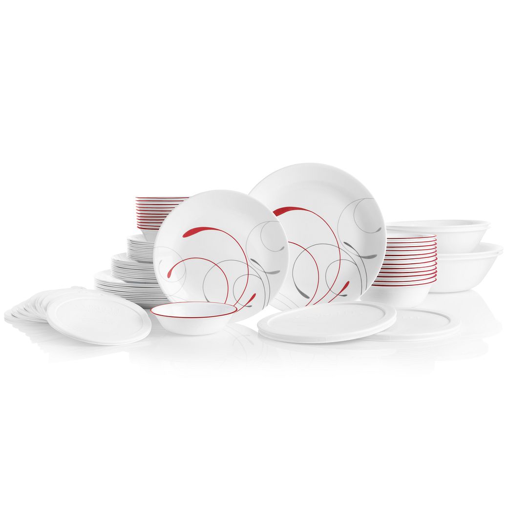Classic Splendor 78piece Dinnerware Set, Service for 12 Corelle