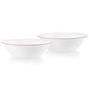 Rosa Banded 2-quart Serving Bowls, 2-pack
