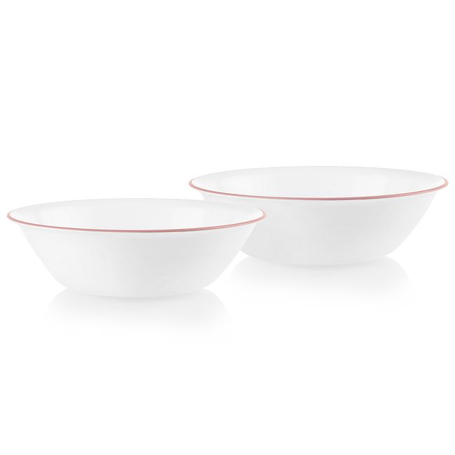 Rosa Banded 2-quart Serving Bowls, 2-pack