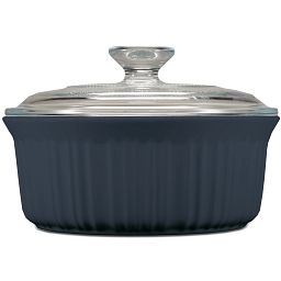 French Colors 1.5-quart Round Baking Dish, Navy 