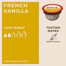 Instant® Compostable Coffee Pods, French Vanilla, Light Roast, 30 pods