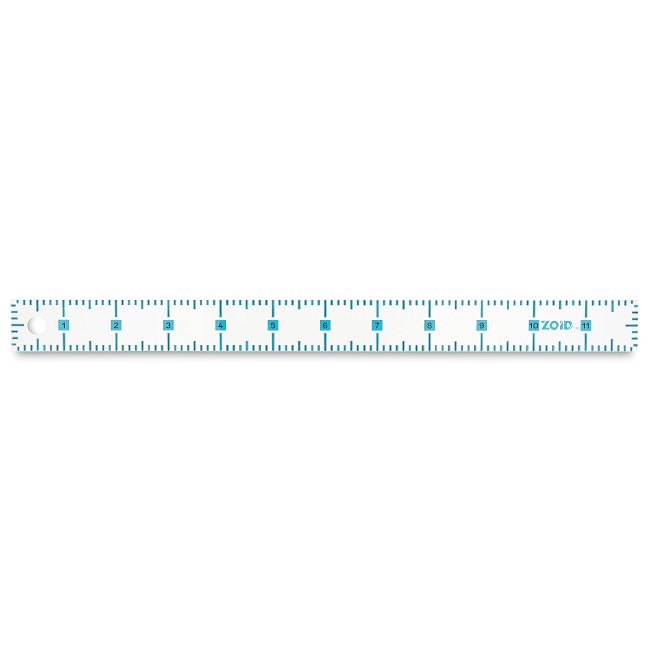 Reversible Acrylic Ruler, 1” x 12”