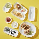 Winter Frost White 9-piece Sushi and More Set