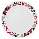 Livingware Mosaic Red 10.25" Plate