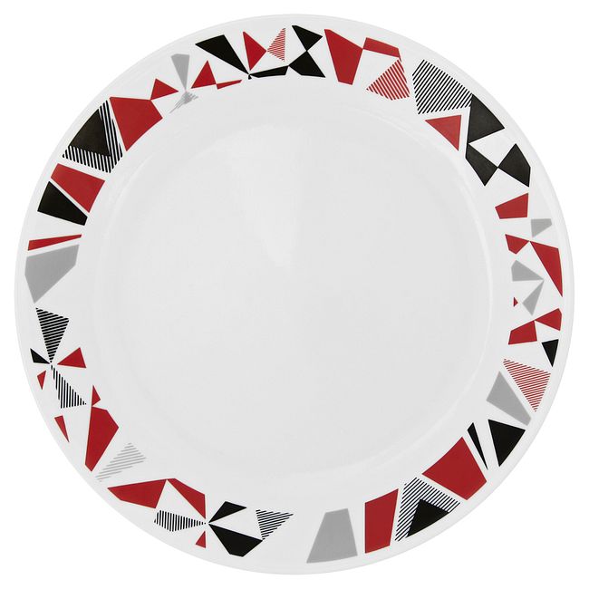 Livingware Mosaic Red 10.25" Plate