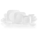 Pure White 44-piece Dinnerware Set, Service for 8