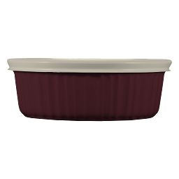 French Colors 24-ounce Baking Dish with Lid, Cabernet