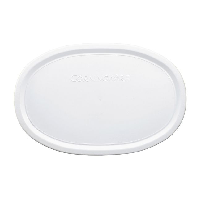 French White 23-ounce Oval Baking Dish with Lid