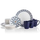 Amalfi Azul 16-piece Dinnerware Set, Service for 4