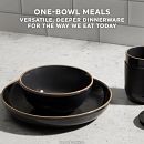Stoneware Peppercorn 9" Meal Bowl