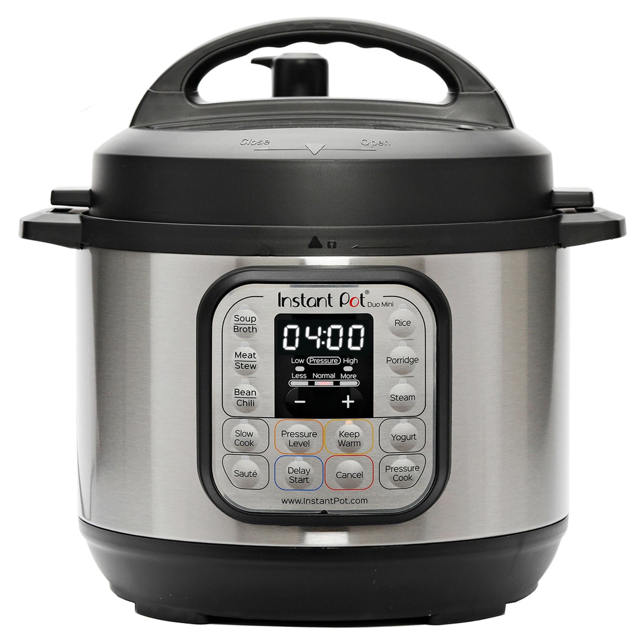 Instant Pot – Duo 3 Quart 7-in-1 Multi-Use Pressure Cooker – Black/Stainless Steel