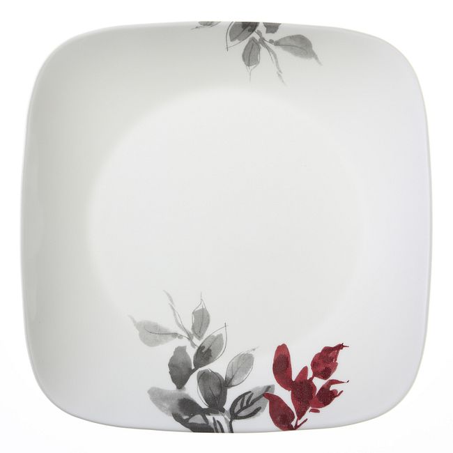 1 Plate Luncheon Plate Corelle Square Kyoto Leaves 9 Salad 