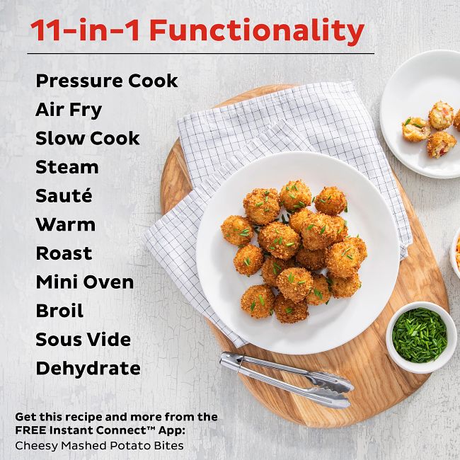 Instant Pot® Pro™ Crisp & Air Fryer 8-quart Multi-Use Pressure Cooker and  Air Fryer