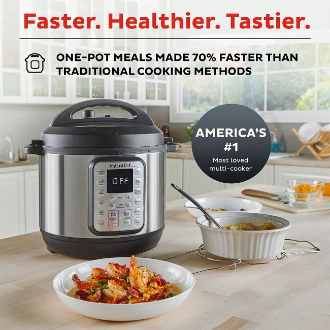 Instant Pot 6qt Duo Gourmet Multi-Use Pressure Cooker 