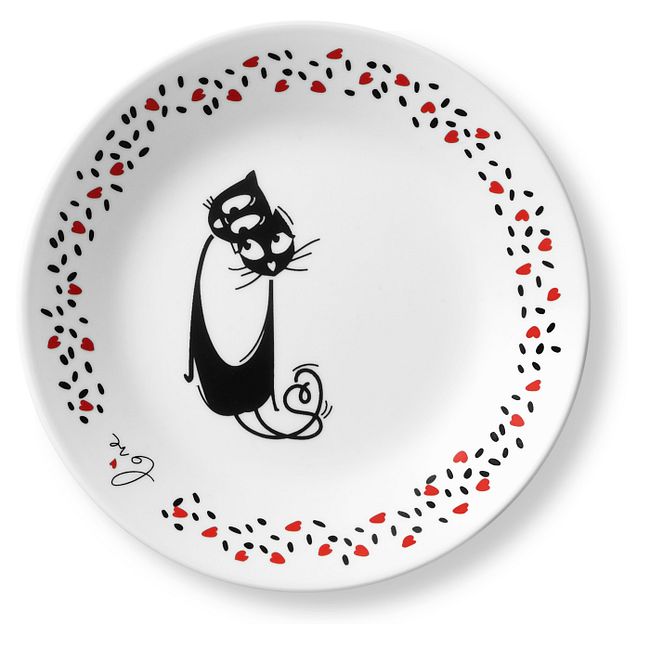 Loving Cats Cuddle 6.75" Appetizer Plate