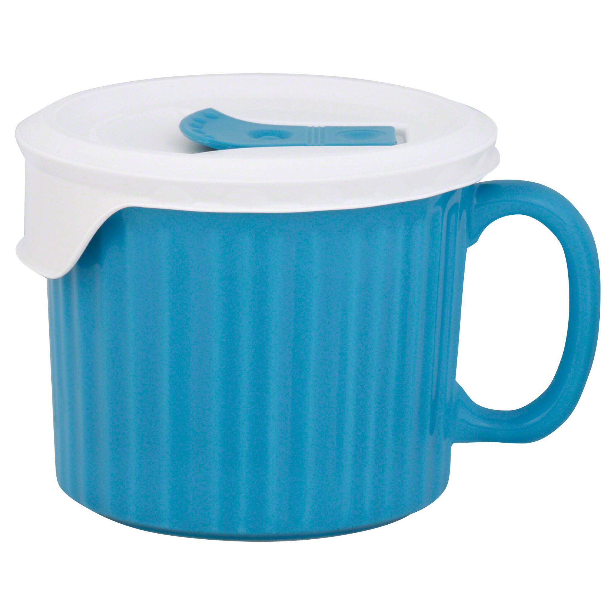 French White 20-ounce Meal Mug™ with Vented Lid