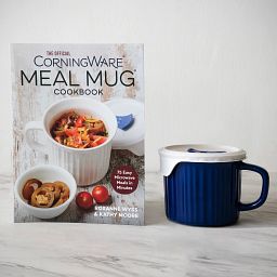 20-ounce Blue Meal Mug with vented lid 
