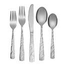 Conquest Sand 45-pc Flatware Set