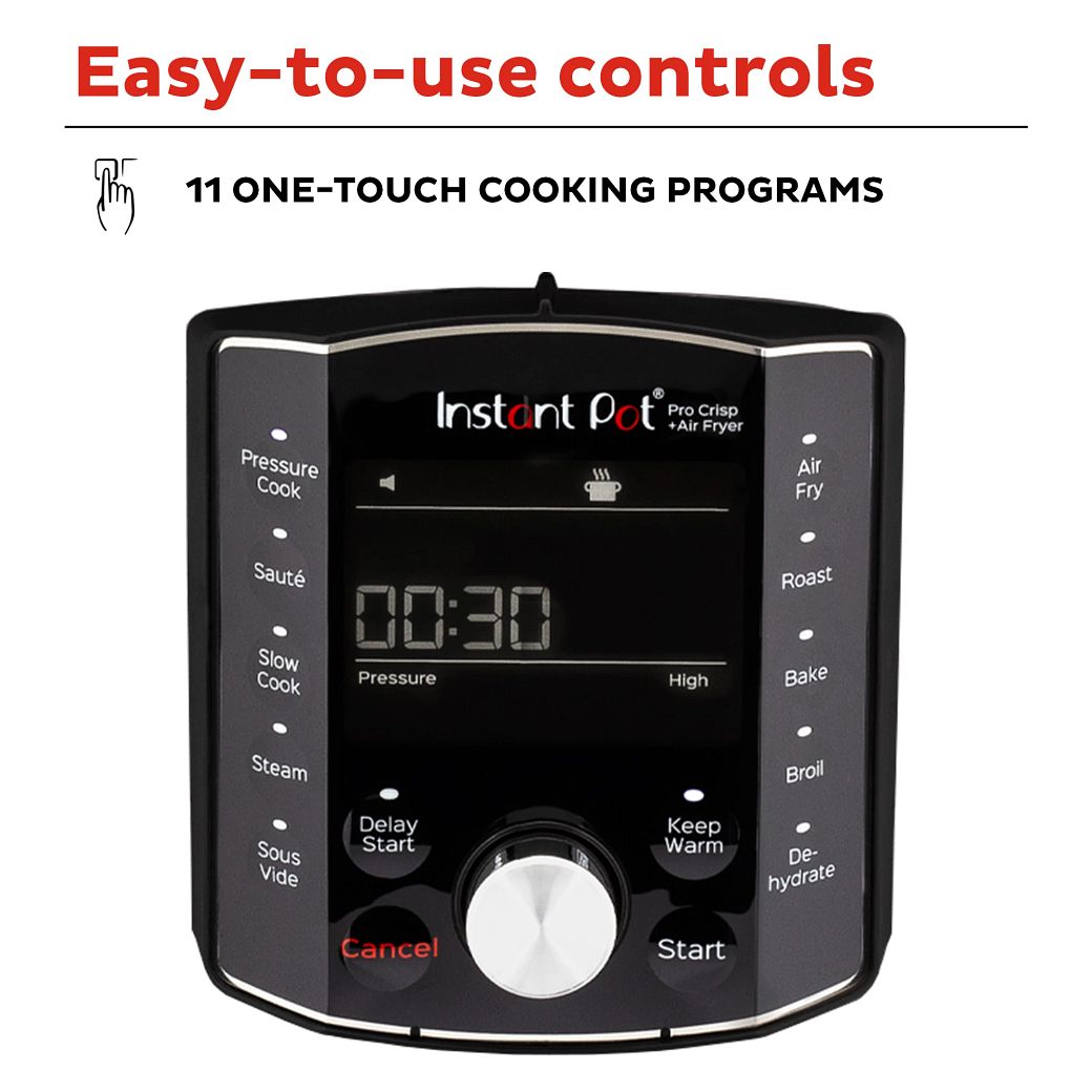 Instant Pot® Pro™ Crisp & Air Fryer 8quart MultiUse Pressure Cooker