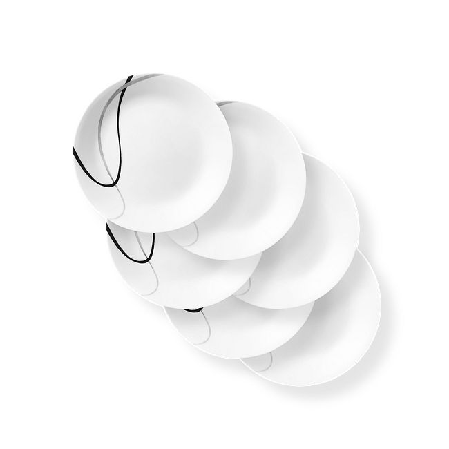 City Ribbon 8.5" Salad Plates, 6-pack