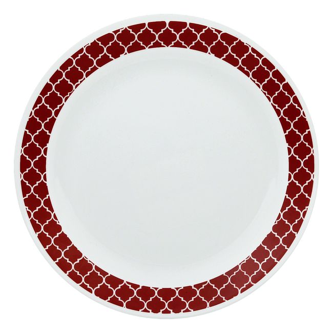 Crimson Trellis 10.25" Dinner Plate