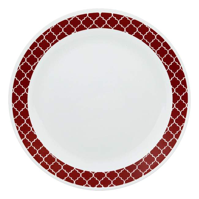 Livingware Crimson Trellis 16-pc Dinnerware Set