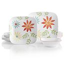 Square Happy Days 18-pc Dinnerware Set